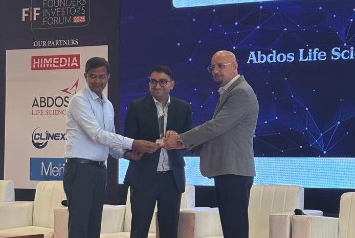 Abdos Lifesciences Wins “Emerging Life Sciences Company” Award at BioStartUps – Founders Investors Forum 2025
